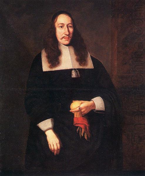 Portrait in oil from the year 1664 by the german painter Franz Wulfhagen, unknow artist
